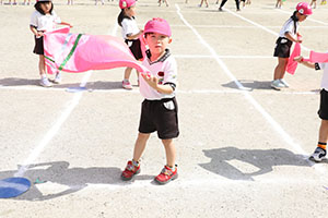 運動会　リズム活動　年中
