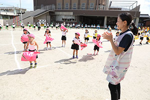 運動会　リズム活動　年中
