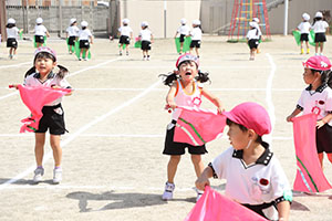 運動会　リズム活動　年中