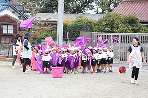 運動会　リズム活動　年中