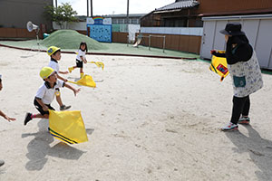 運動会　リズム活動　年中