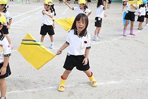 運動会　リズム活動　年中