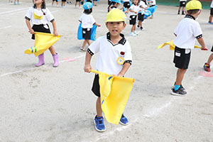 運動会　リズム活動　年中