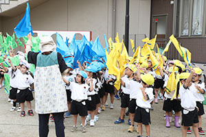運動会　リズム活動　年中