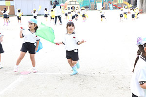 運動会　リズム活動　年中