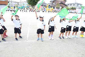 運動会　リズム活動　年中