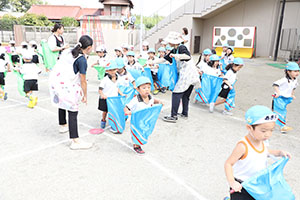 運動会　リズム活動　年中