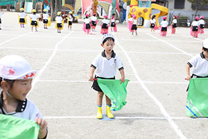 運動会　リズム活動　年中