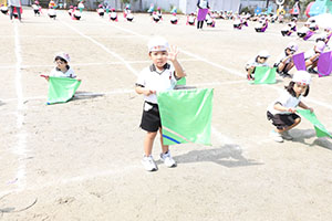 運動会　リズム活動　年中