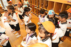 E組さんと一緒に鼓隊楽しかったね🎵　こあら