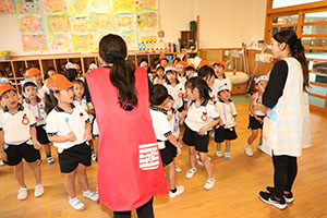 E組さんと一緒に鼓隊楽しかったね🎵　こあら