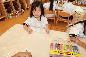 お散歩バッグの制作　りす