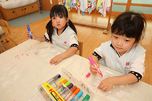 お散歩バッグの制作　りす