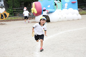 リレーにチャレンジ！　ひまわり・さくら