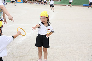 リレーにチャレンジ！　ひまわり・さくら