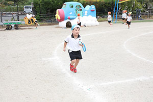 リレーにチャレンジ！　ひまわり・さくら