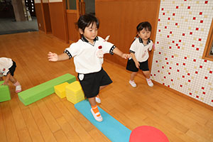 ブロックで遊びました　うさぎ