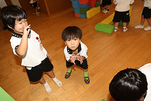 ブロックで遊びました　うさぎ