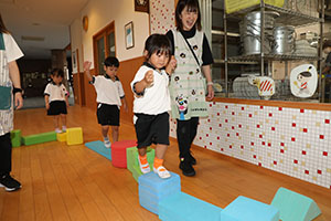 ブロックで遊びました　うさぎ