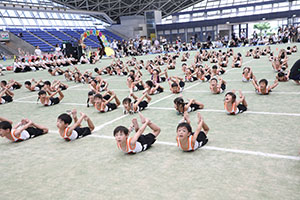 エンゼル運動会８　　　組体操　年長