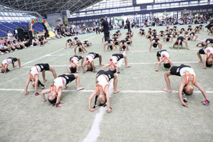 エンゼル運動会８　　　組体操　年長