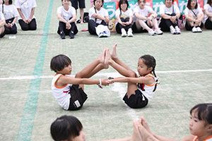 エンゼル運動会８　　　組体操　年長