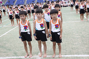 エンゼル運動会８　　　組体操　年長