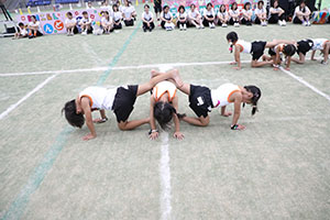 エンゼル運動会８　　　組体操　年長