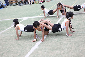 エンゼル運動会８　　　組体操　年長