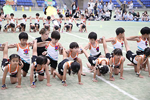 エンゼル運動会８　　　組体操　年長