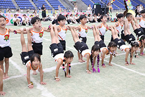 エンゼル運動会８　　　組体操　年長