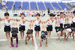 エンゼル運動会８　　　組体操　年長
