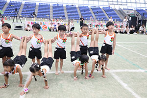 エンゼル運動会８　　　組体操　年長