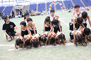 エンゼル運動会８　　　組体操　年長