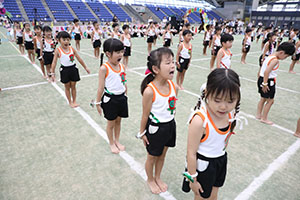 エンゼル運動会８　　　組体操　年長