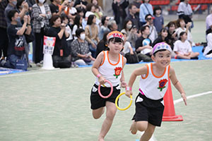 エンゼル運動会７　　　リレー　年長