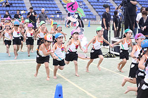 エンゼル運動会７　　　リレー　年長