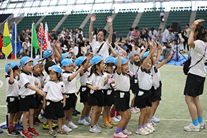 エンゼル運動会１　　　年中かけっこ