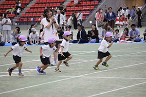 エンゼル運動会１　　　年中かけっこ