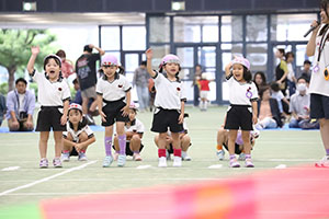 エンゼル運動会１　　　年中かけっこ