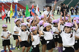 エンゼル運動会１　　　年中かけっこ