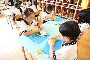 お月見の制作　さくら