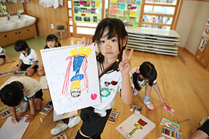 トロフィーの絵を描きました　A