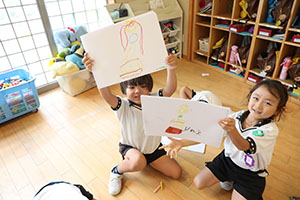 運動会の思い出を描きました　C