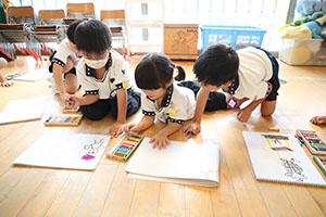 運動会の思い出を描きました　C
