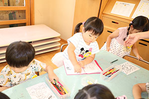 ひまわり組さんと遊びました　あひる・ひまわり