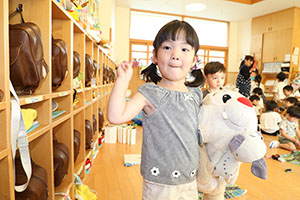 ひまわり組さんと遊びました　あひる・ひまわり