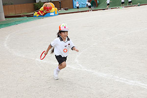 バルーンとリレーに挑戦　ぱんだ・E