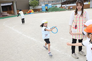 バルーンとリレーに挑戦　ぱんだ・E