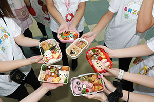 エンゼルドームでお弁当🎵　 　年少